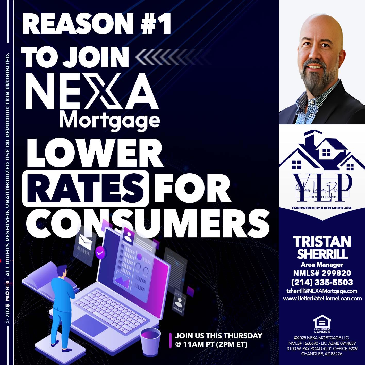 REASON 1 - Tristan Sherrill -Branch Manager