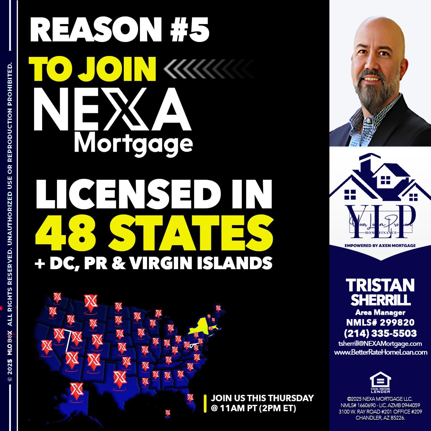 REASON 5 - Tristan Sherrill -Branch Manager
