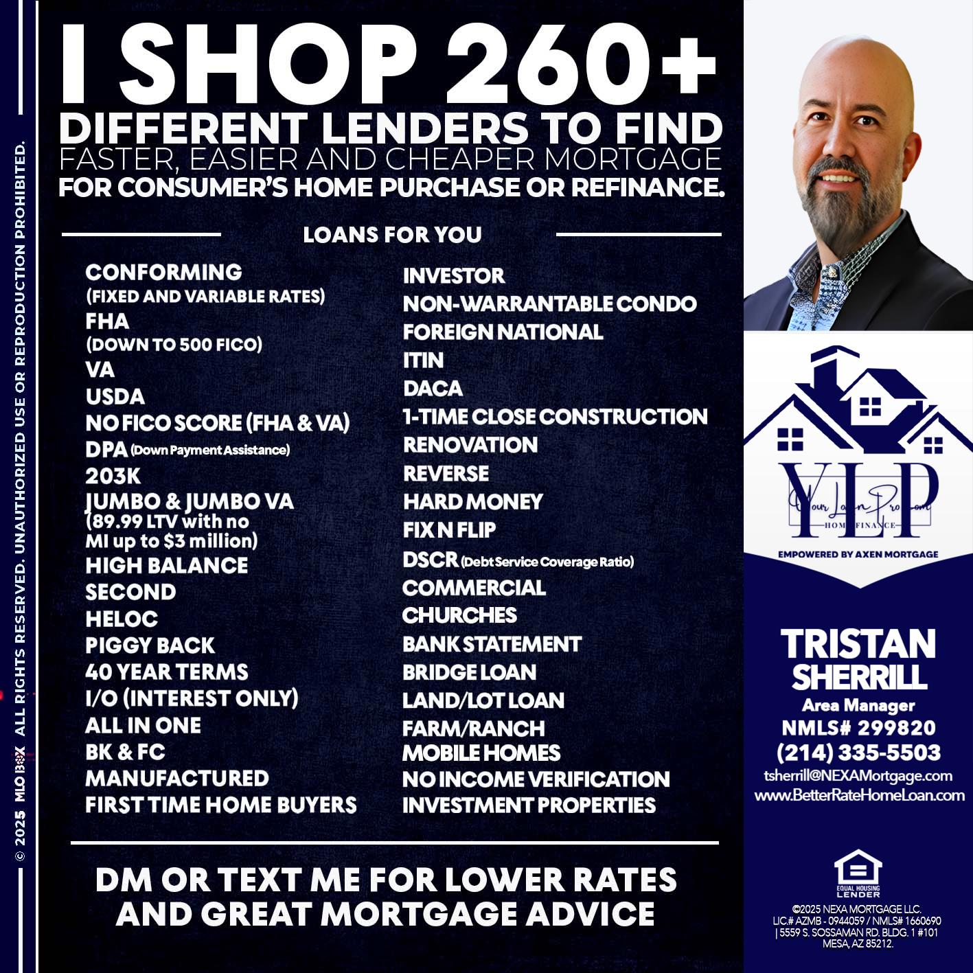 I SHOP +260 - Tristan Sherrill -Branch Manager