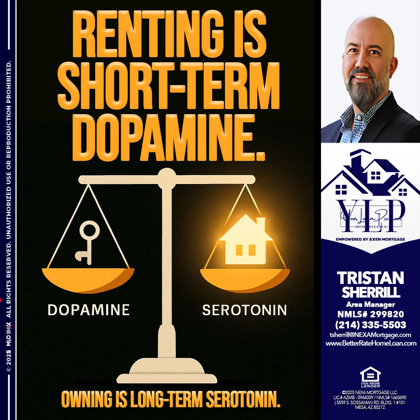RENTING IS SHORT TERM - Tristan Sherrill -Branch Manager