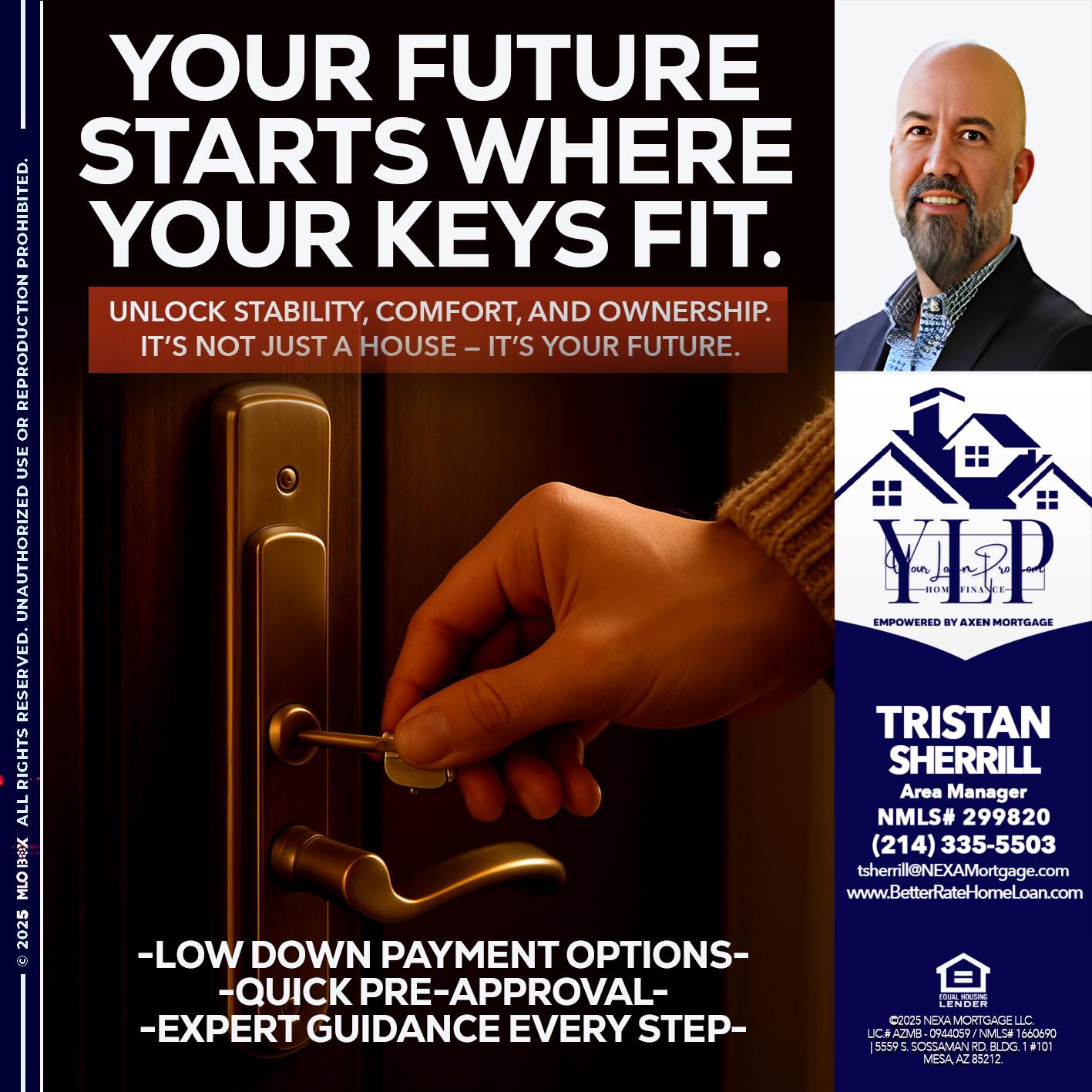 YOUR FUTURE - Tristan Sherrill -Branch Manager