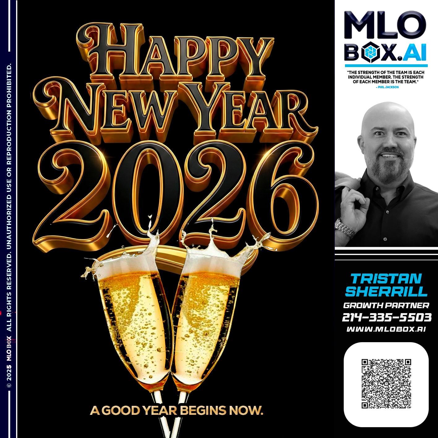 HAPPY NEW YEAR - Tristan Sherrill -Branch Manager