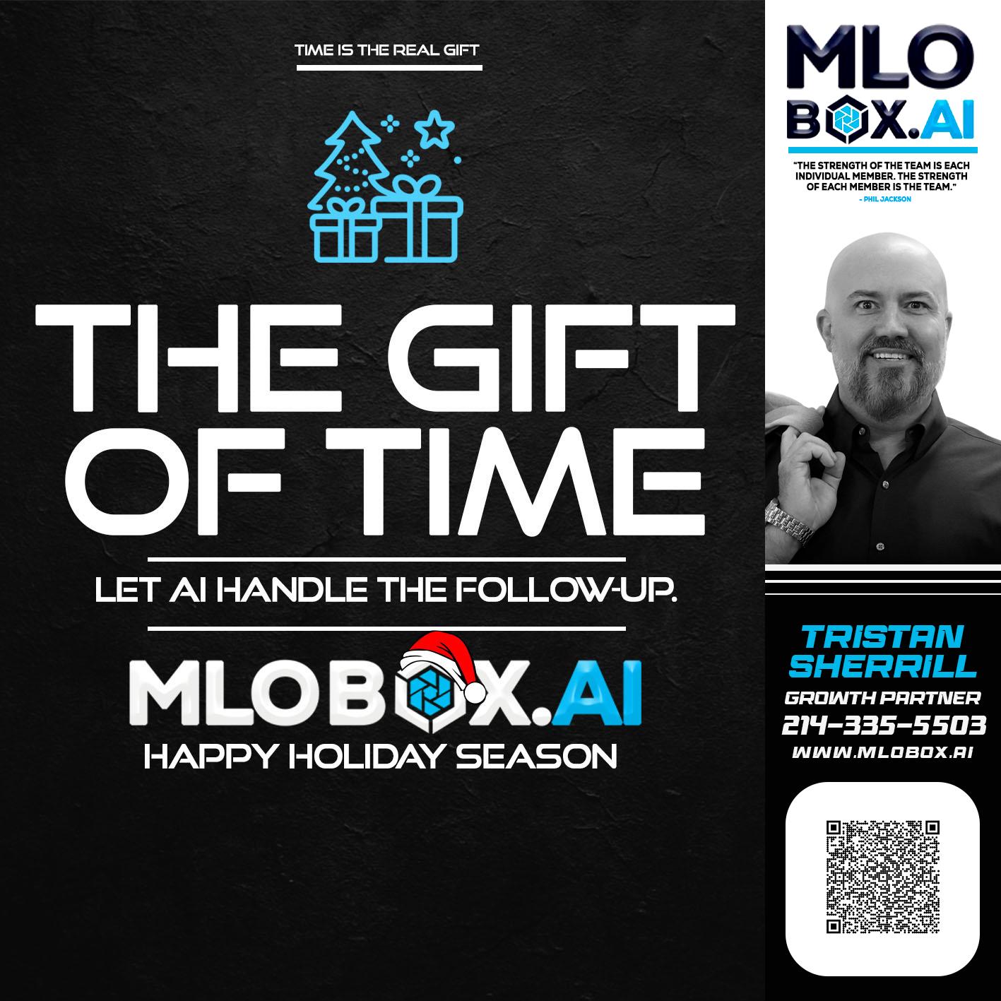 THE GIFT OF TIME - Tristan Sherrill -Branch Manager