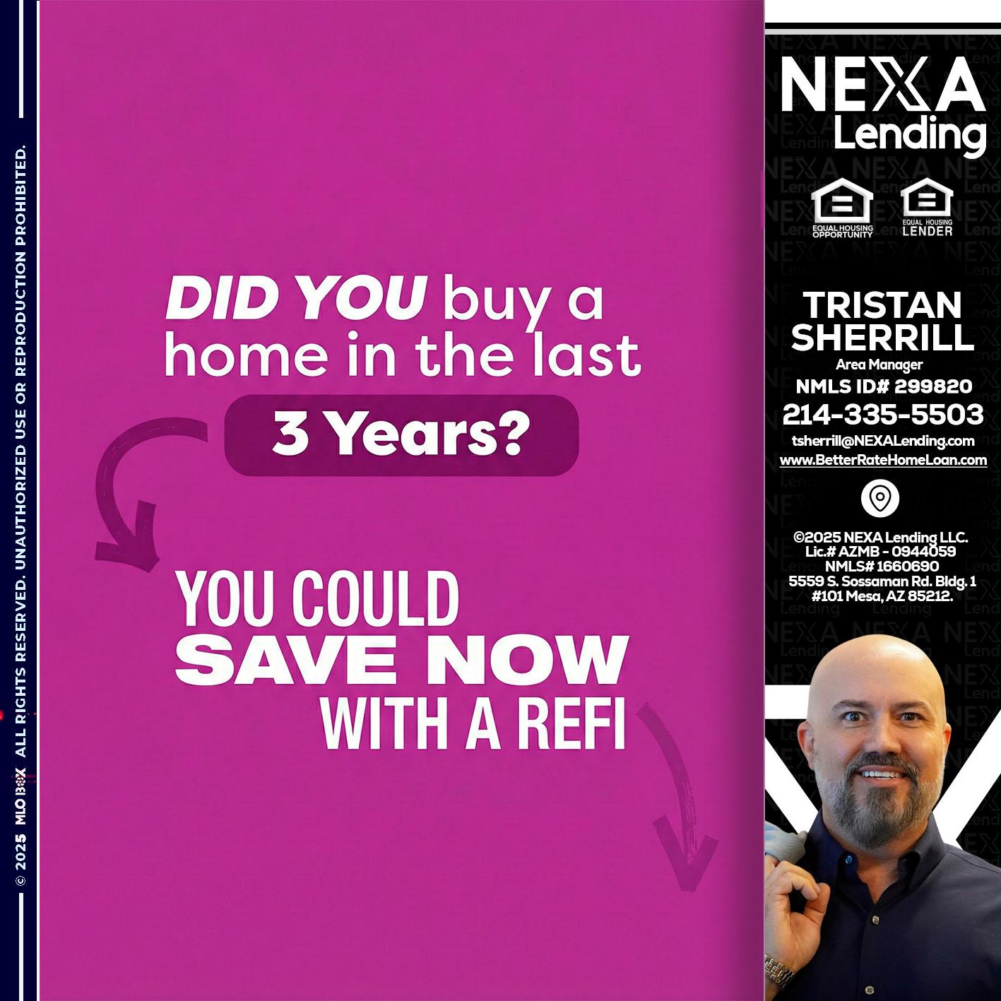 did you - Tristan Sherrill -Branch Manager