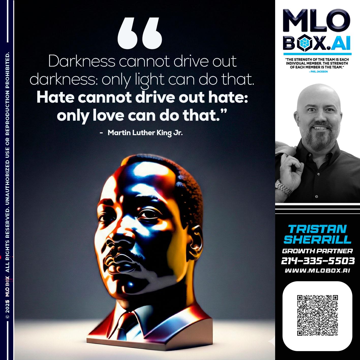 MLK DAY - Tristan Sherrill -Branch Manager