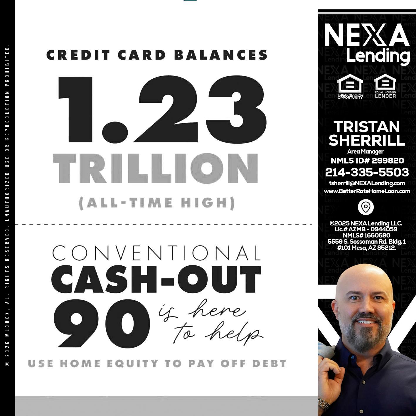 CREDIT CARD BALANCE - Tristan Sherrill -Branch Manager