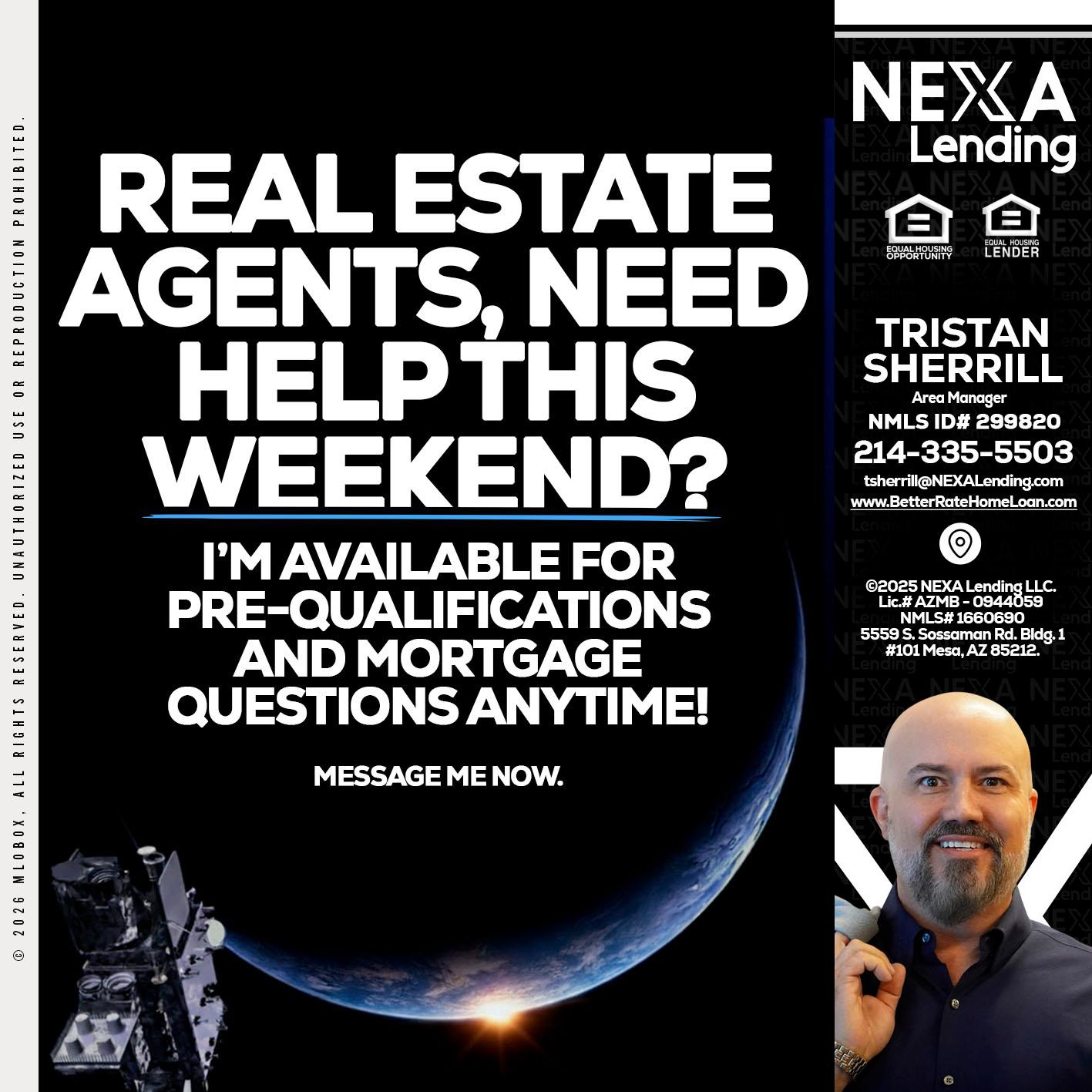 REAL ESTATE AGENTS - Tristan Sherrill -Branch Manager