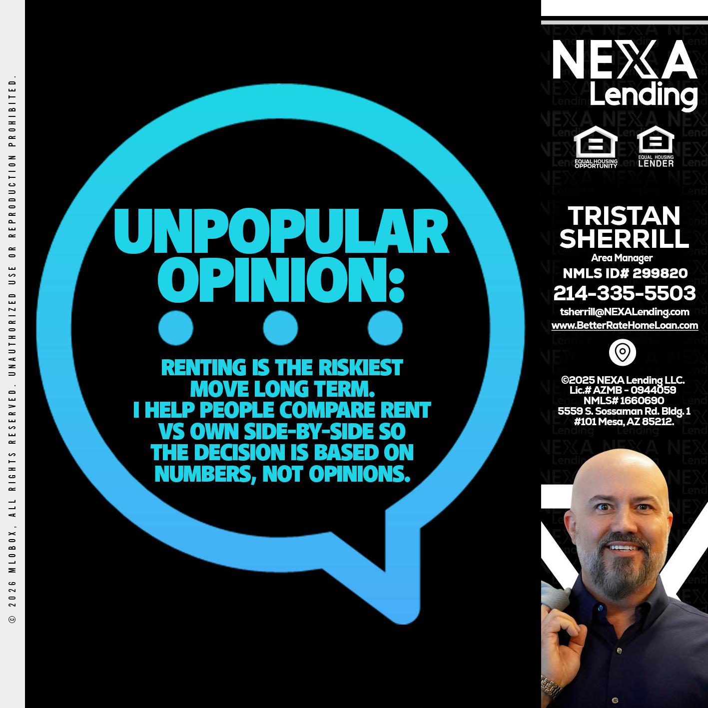 unpopular opinion - Tristan Sherrill -Branch Manager