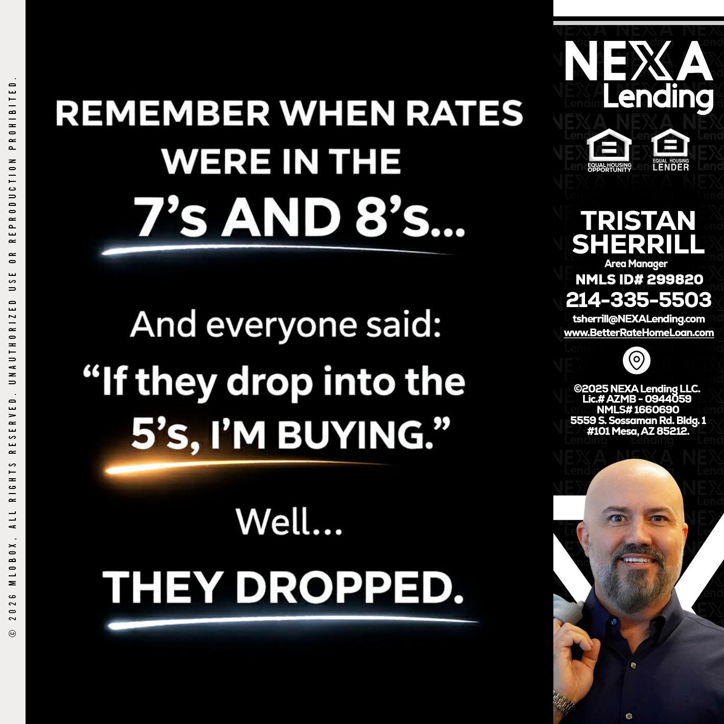 REMEMBER WHEN - Tristan Sherrill -Branch Manager