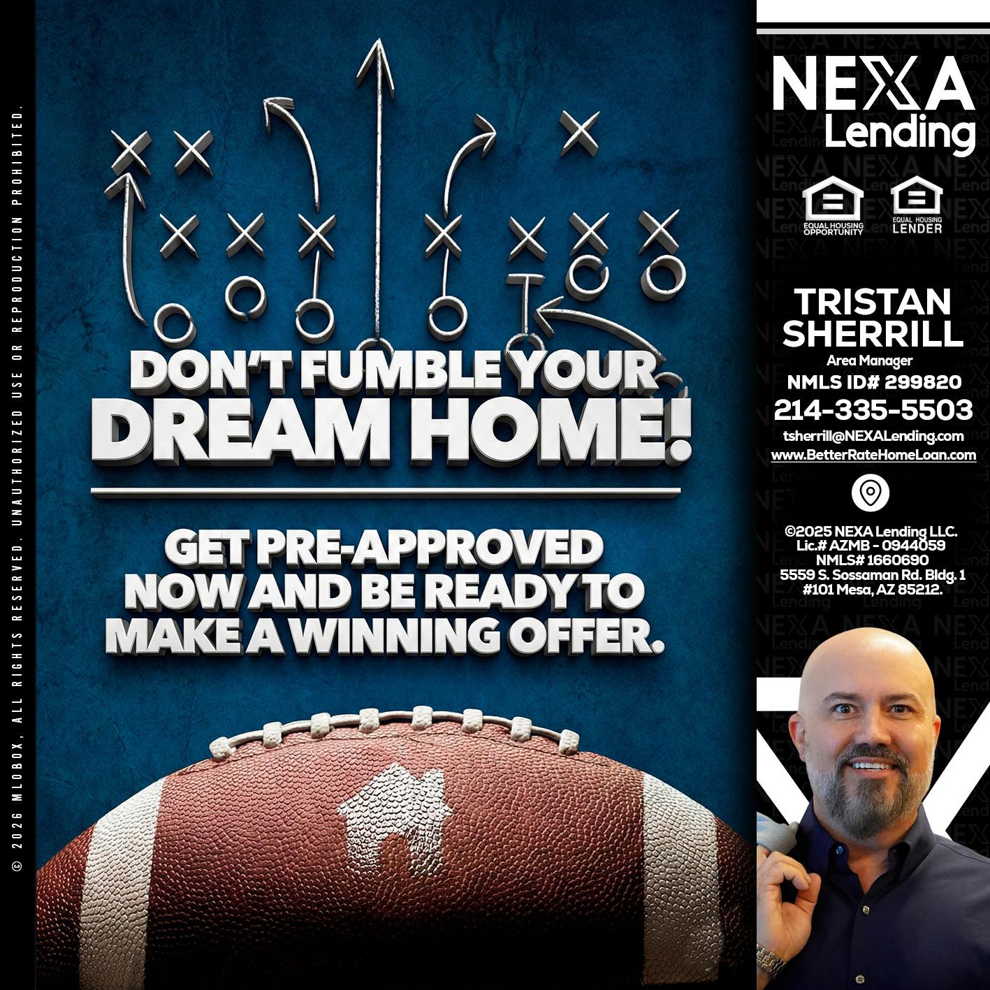 dont fumble - Tristan Sherrill -Branch Manager