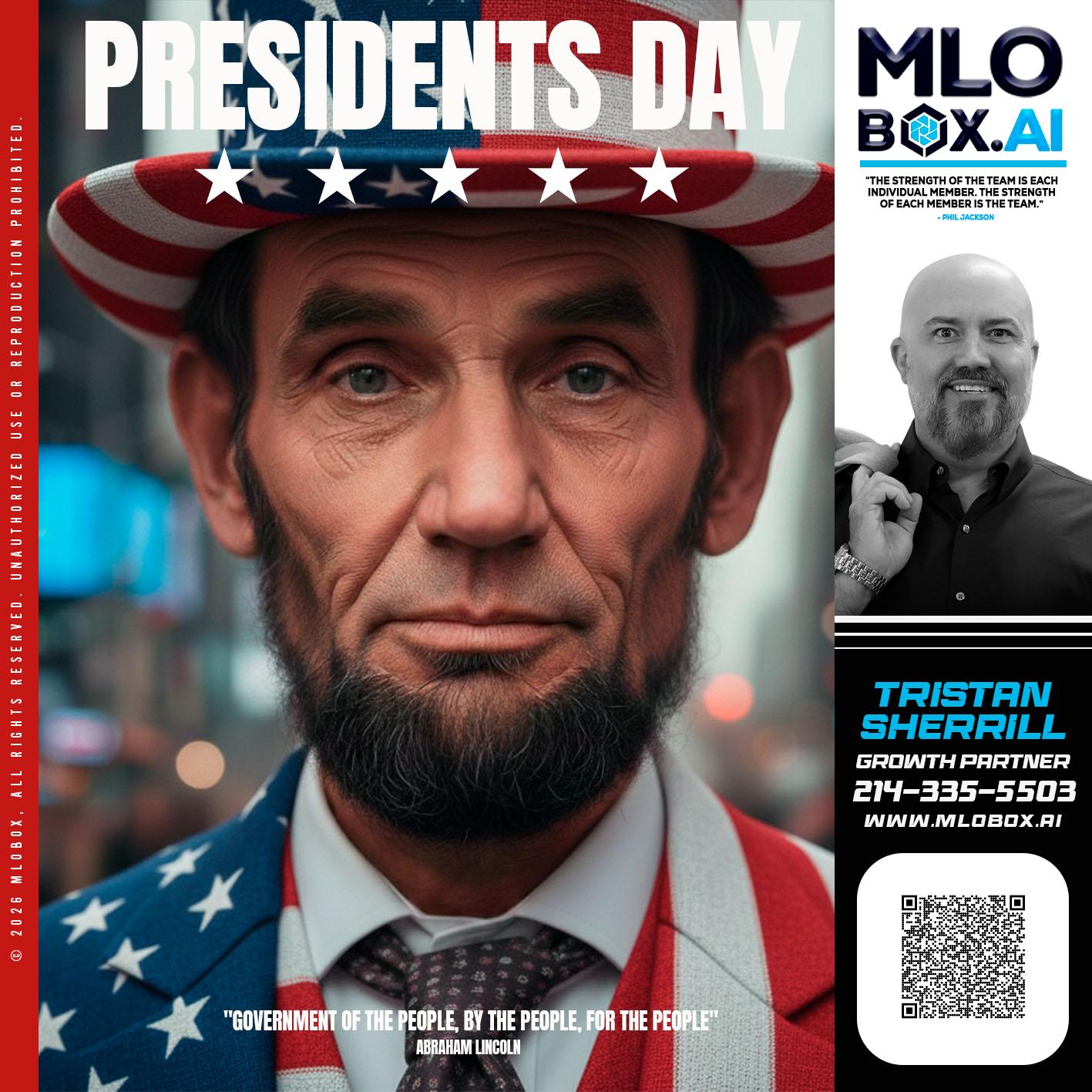 PRESIDENTS DAY - Tristan Sherrill -Branch Manager