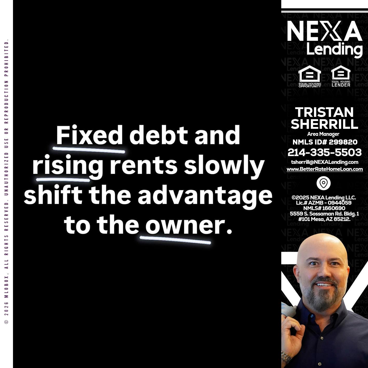 FIXED DEBT - Tristan Sherrill -Branch Manager