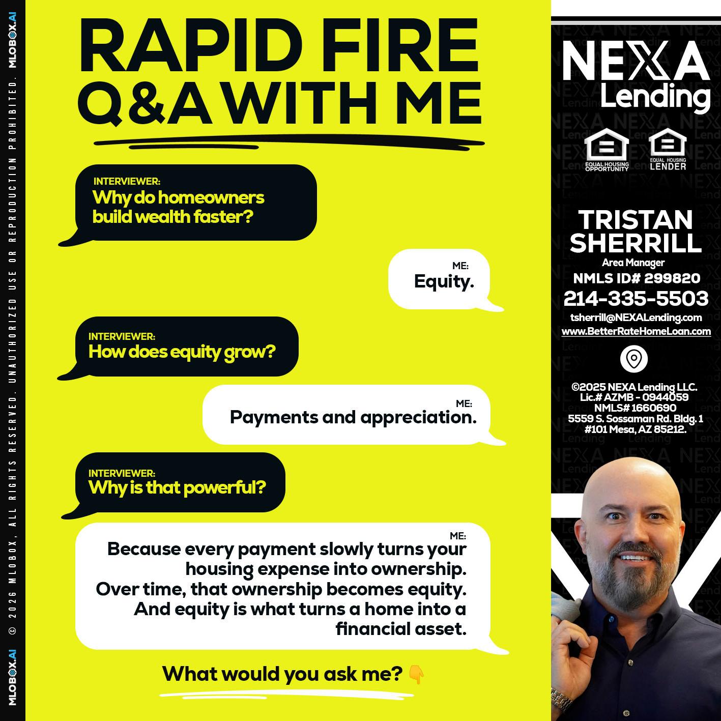 RAPID FIRE Q&A - Tristan Sherrill -Branch Manager