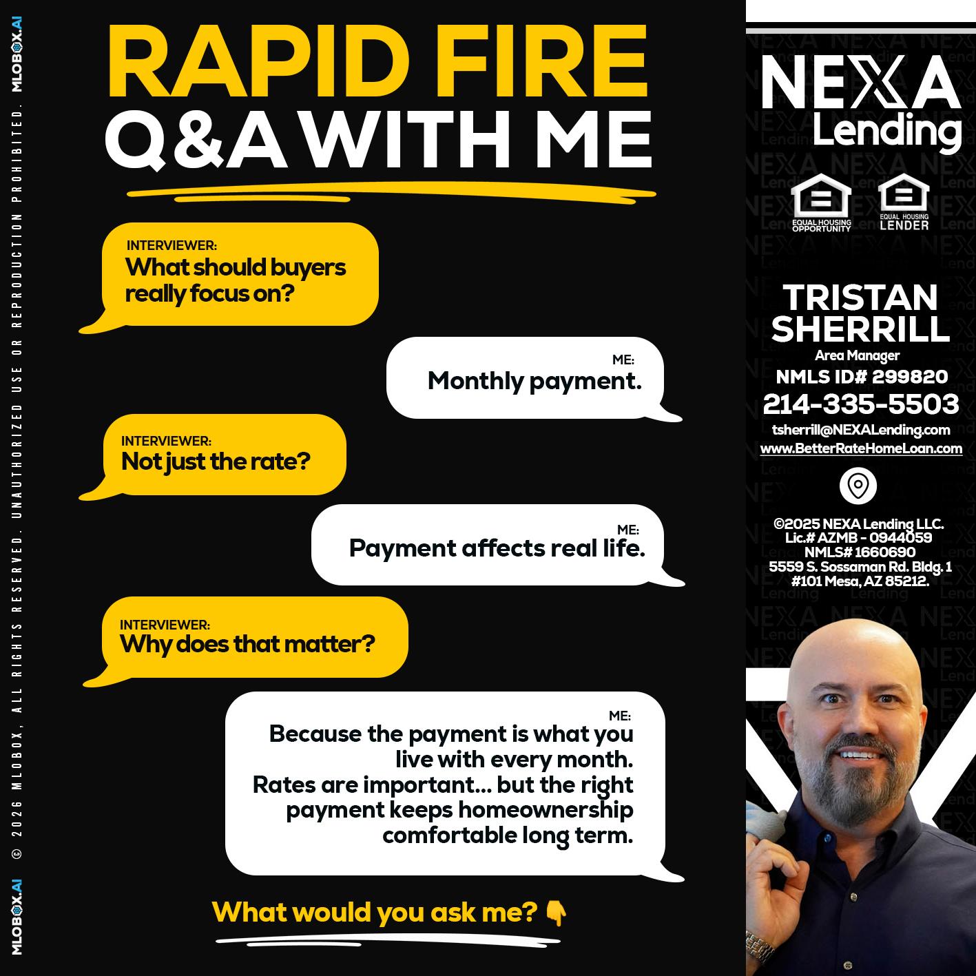 RAPID FIRE Q&A - Tristan Sherrill -Branch Manager