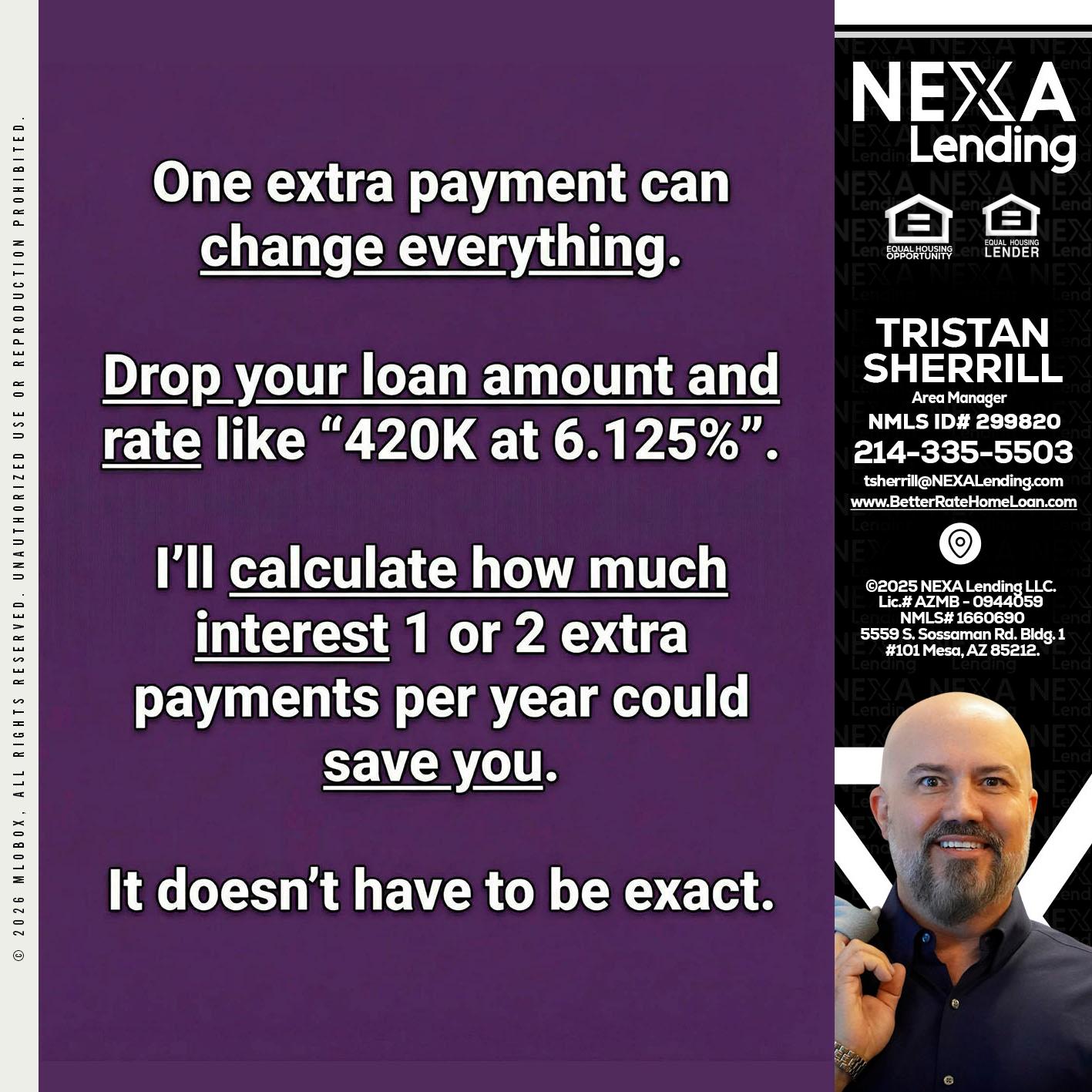 ONE EXTRA - Tristan Sherrill -Branch Manager