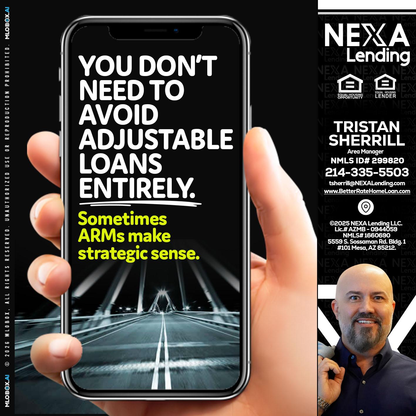 YOU DONT NEED - Tristan Sherrill -Branch Manager