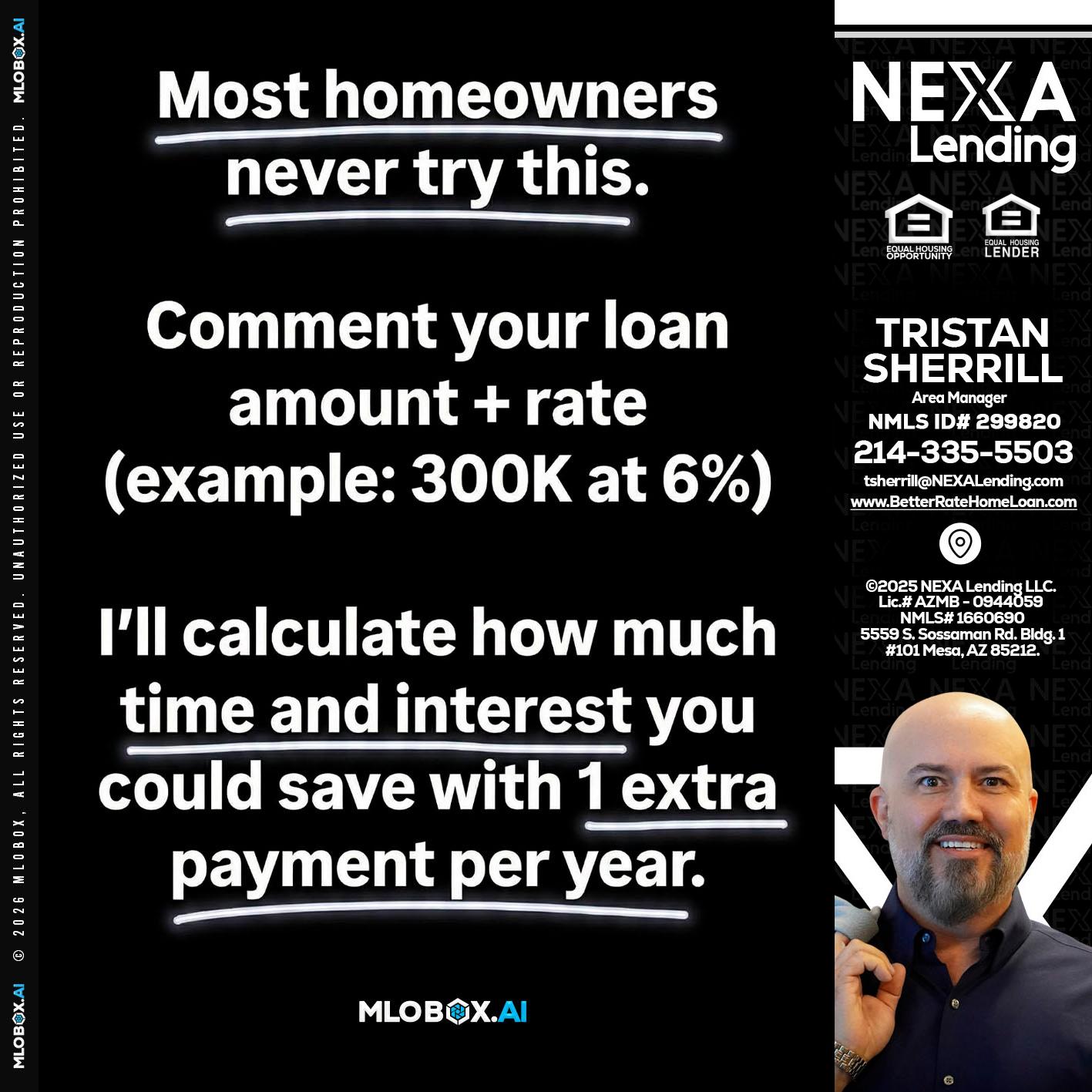 most owners - Tristan Sherrill -Branch Manager