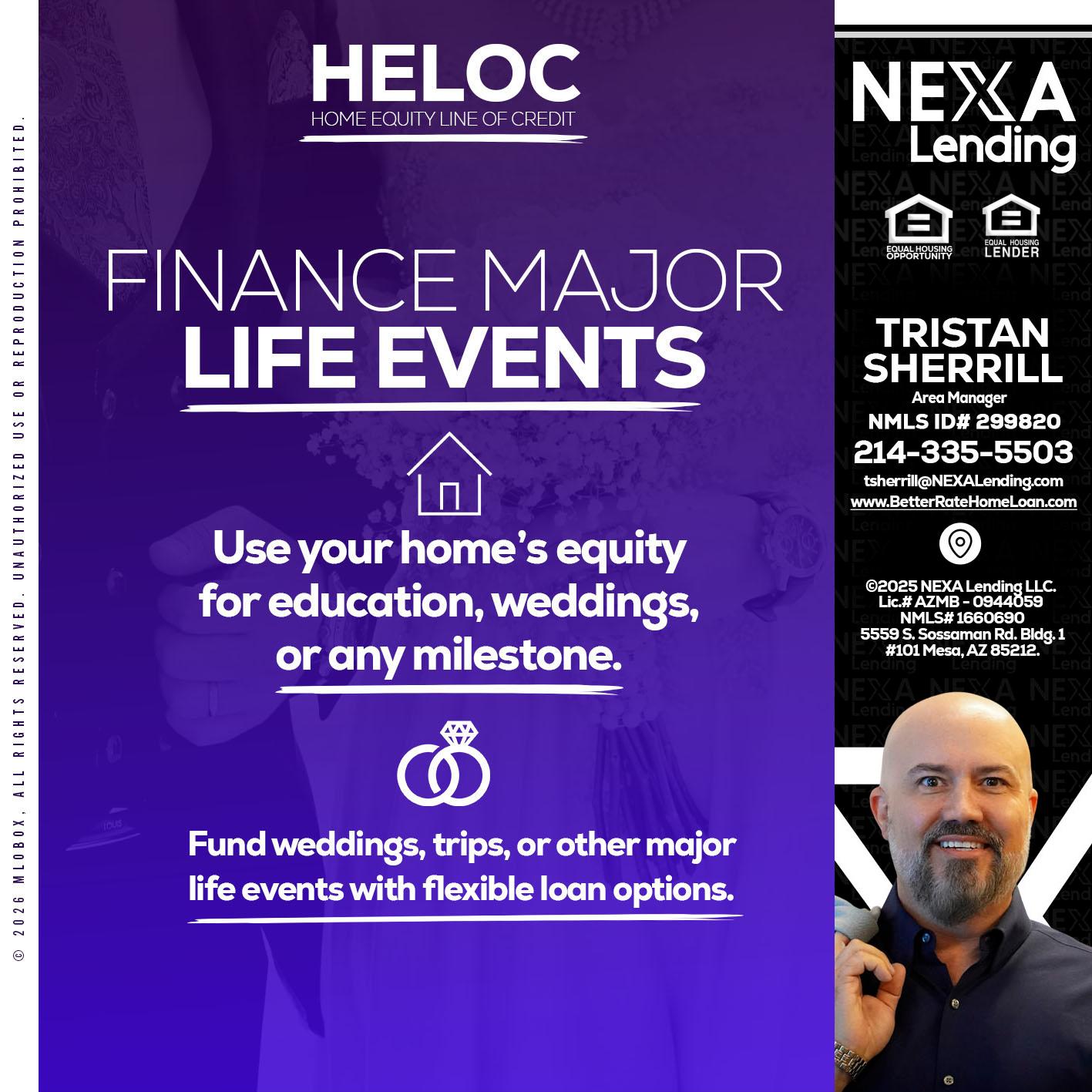 HELOC - Tristan Sherrill -Branch Manager