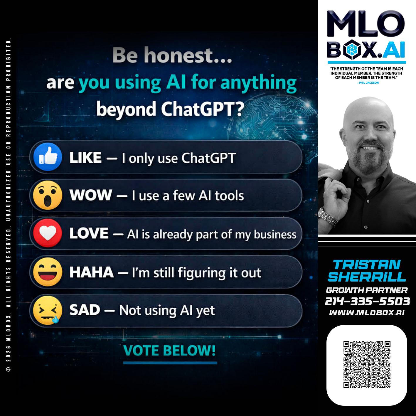 BE HONEST - Tristan Sherrill -Branch Manager