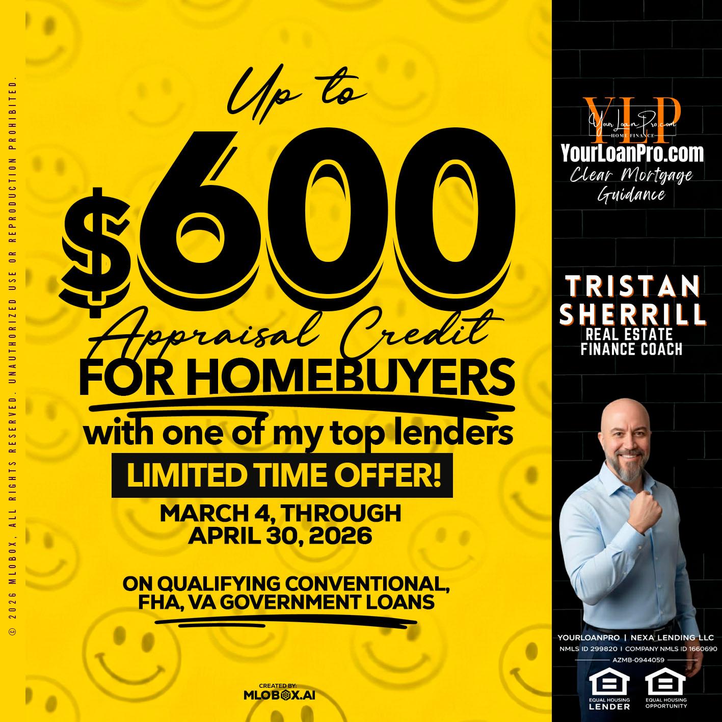 UP TO 600 - Tristan Sherrill -Branch Manager