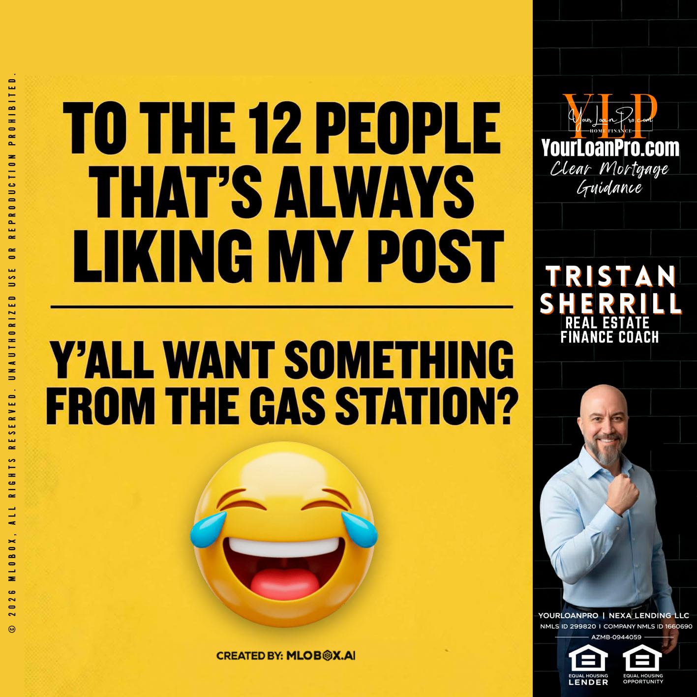 TO THE 12 PEOPLE - Tristan Sherrill -Branch Manager