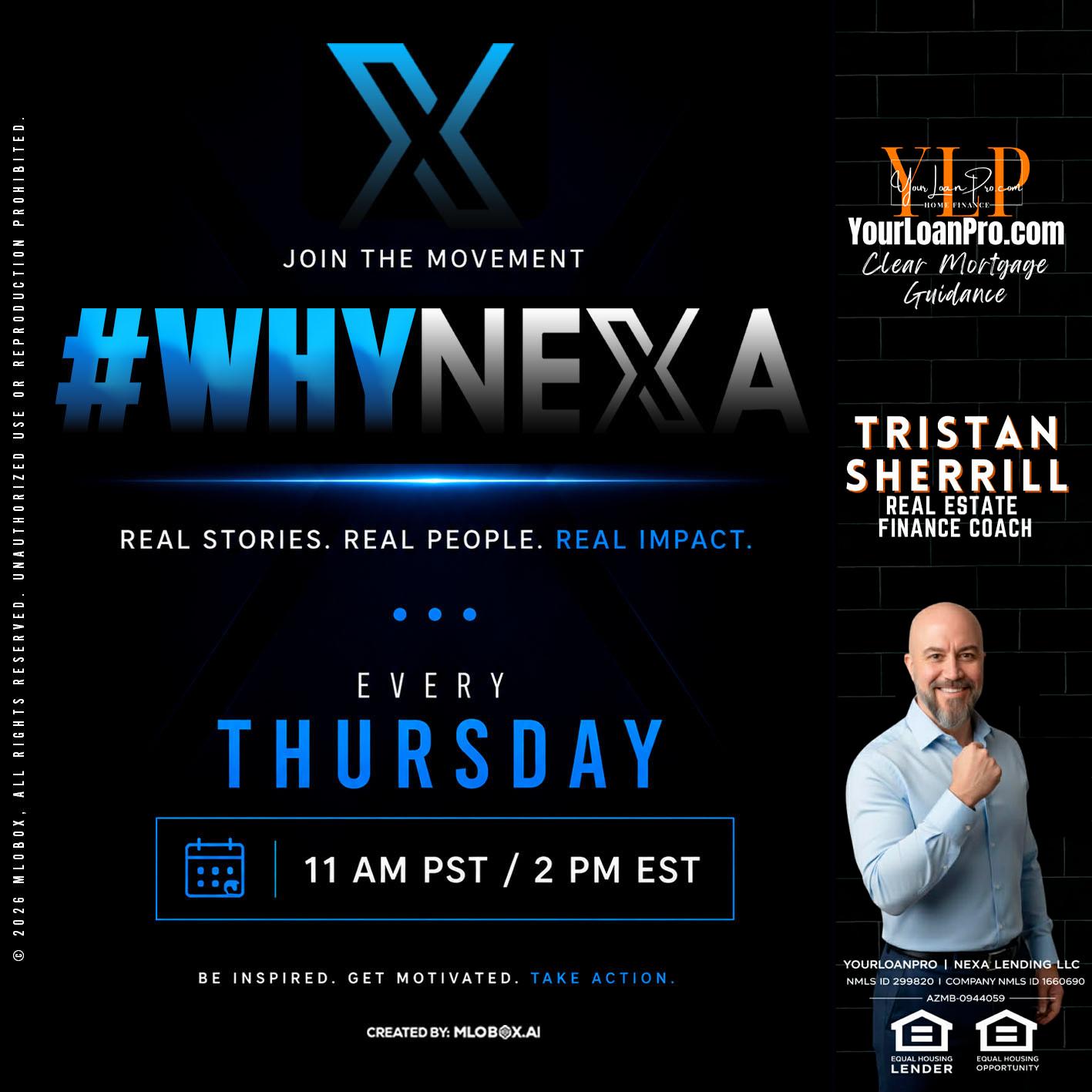 why NEXA - Tristan Sherrill -Branch Manager