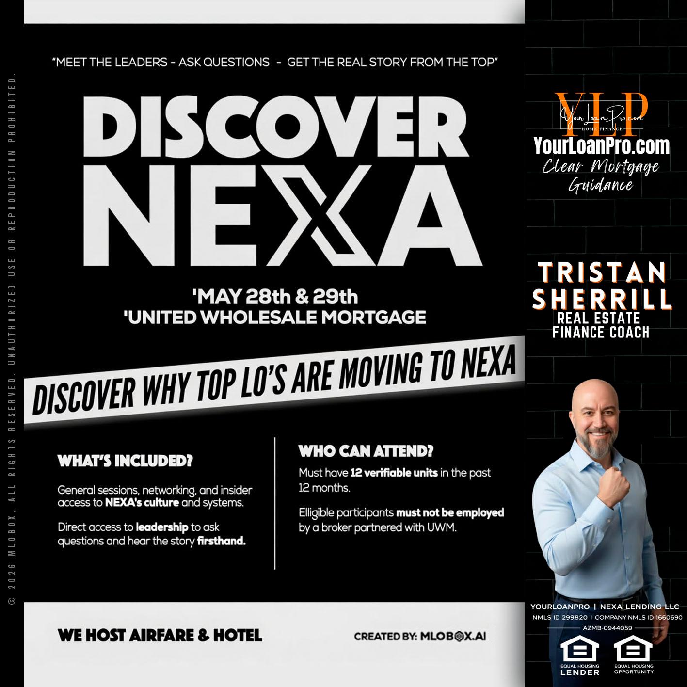 DISCOVER NEXA - Tristan Sherrill -Branch Manager