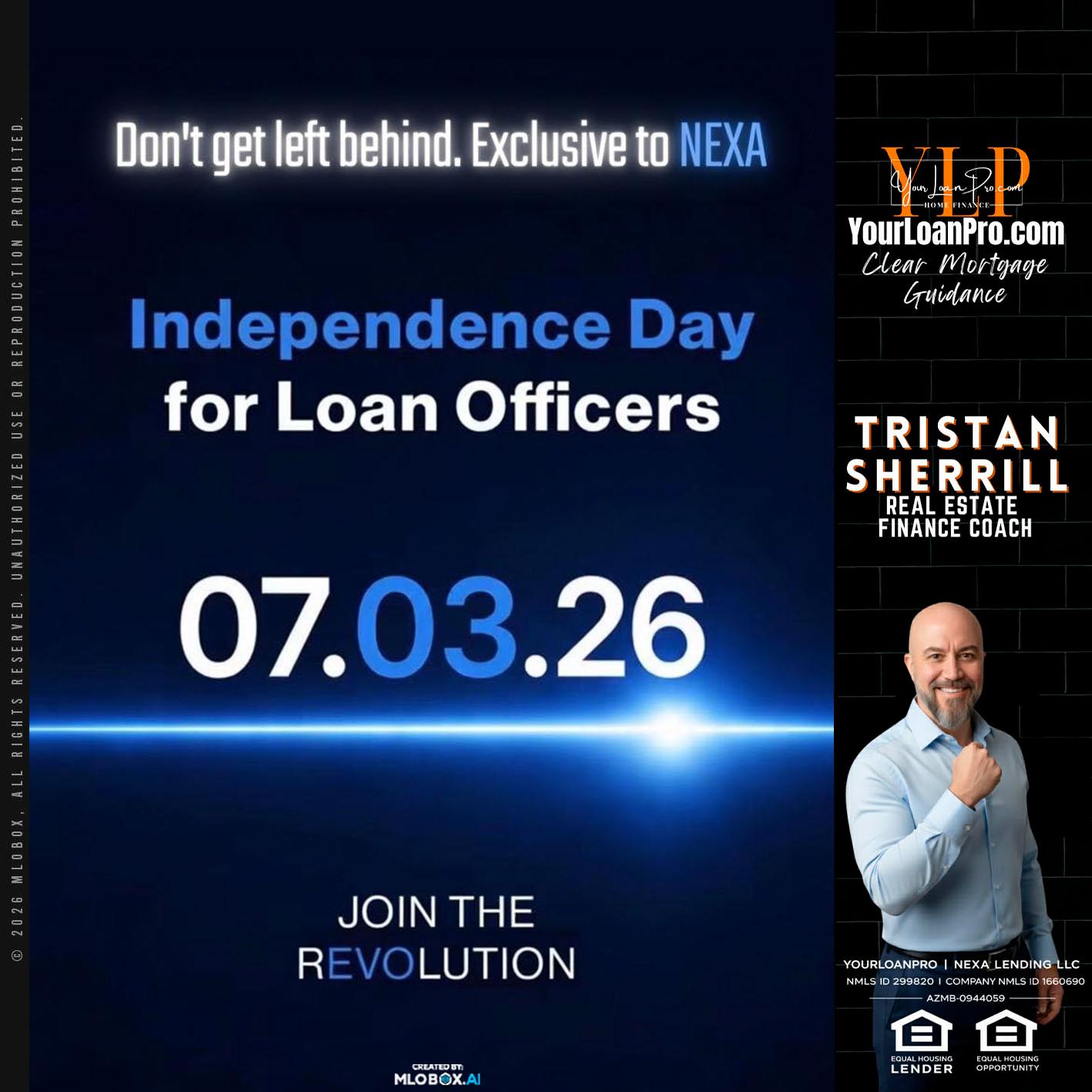 INDEPENDENCE DAY - Tristan Sherrill -Branch Manager