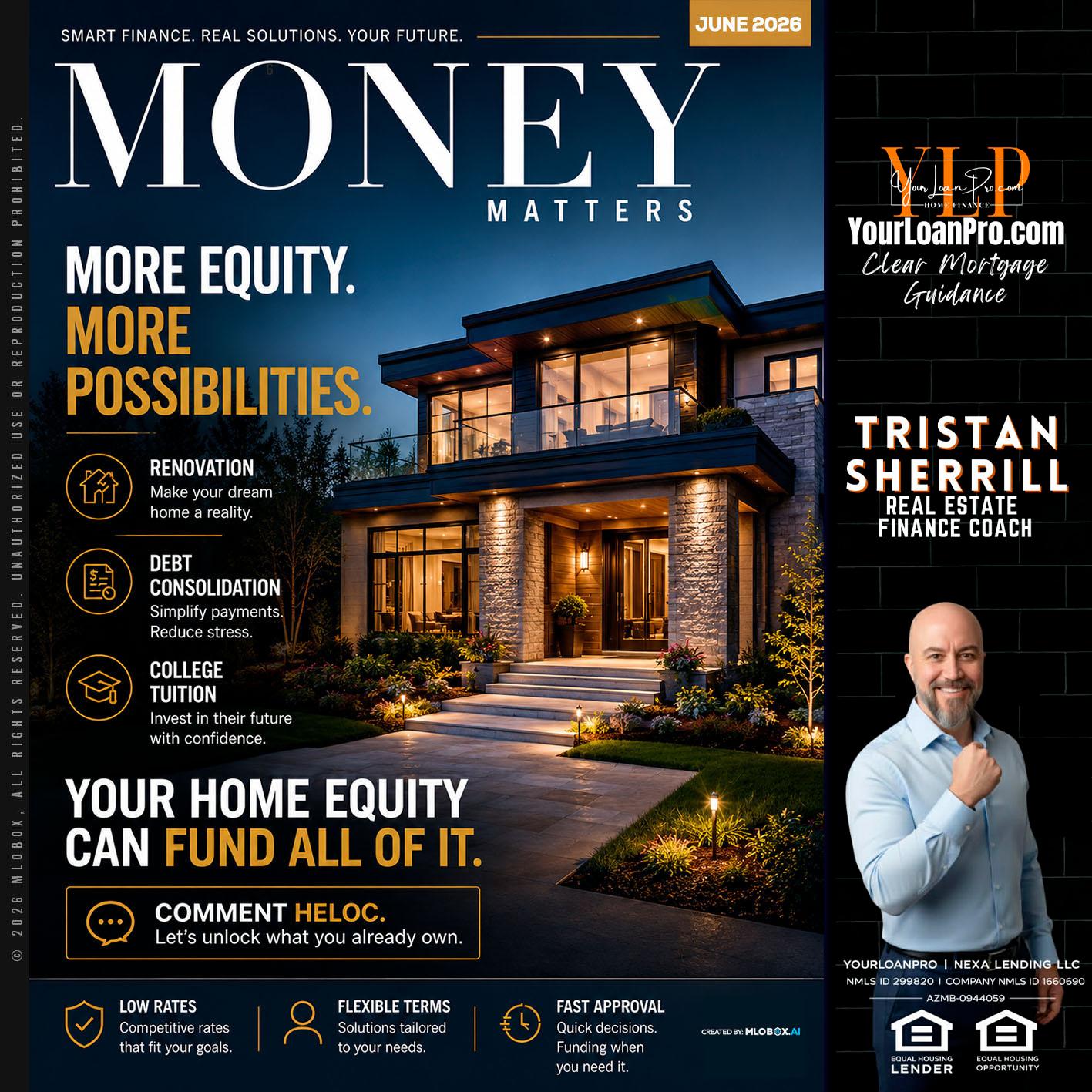 MONEY MATTERS - Tristan Sherrill -Branch Manager