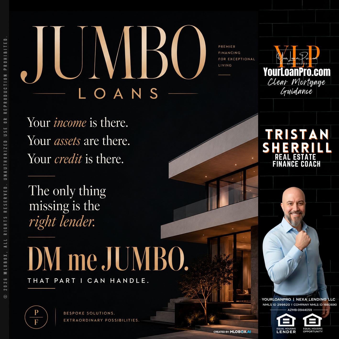 JUMBO LOANS - Tristan Sherrill -Branch Manager