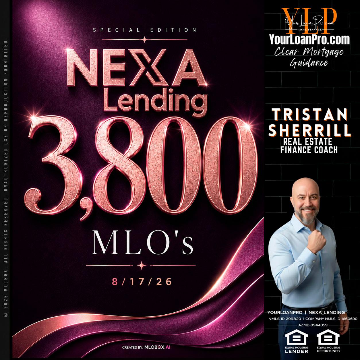3800 MLOs - Tristan Sherrill -Branch Manager