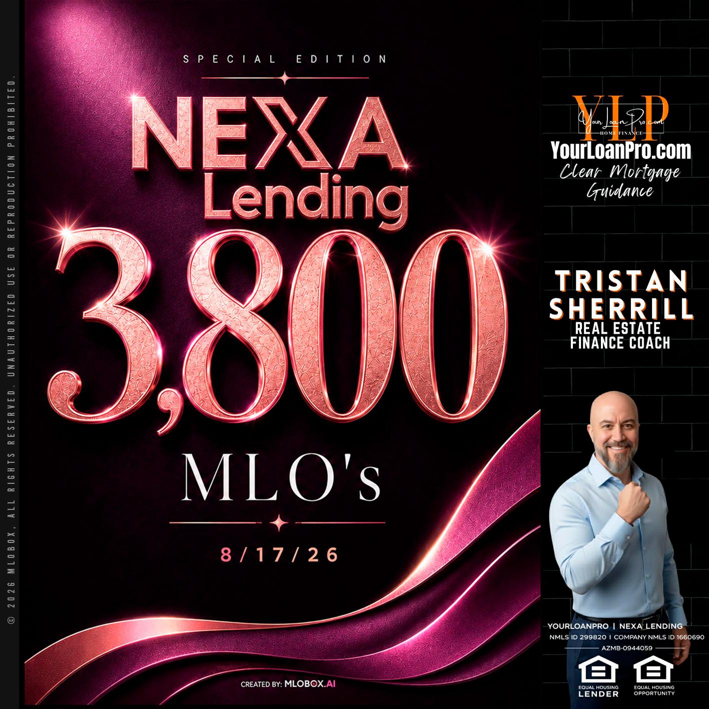 3800 MLOs - Tristan Sherrill -Branch Manager