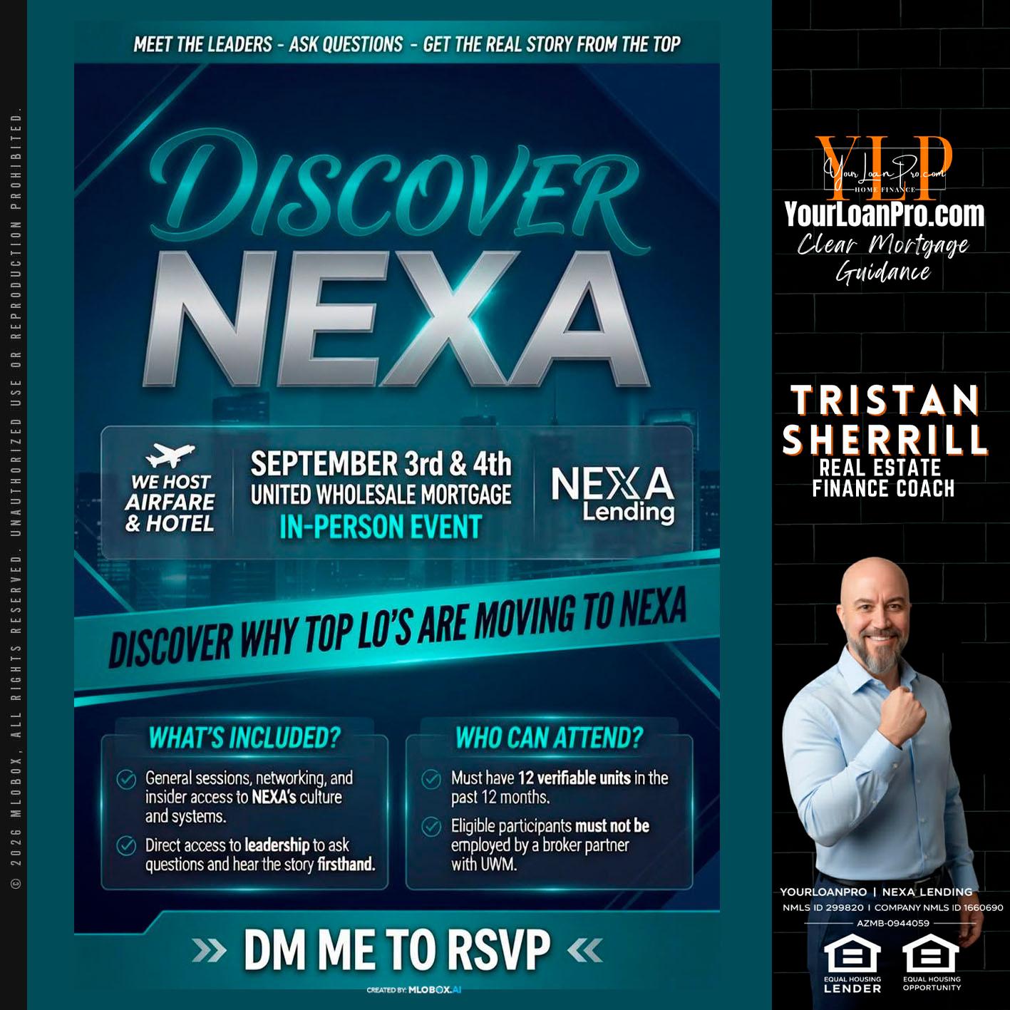DISCOVER NEXA - Tristan Sherrill -Branch Manager