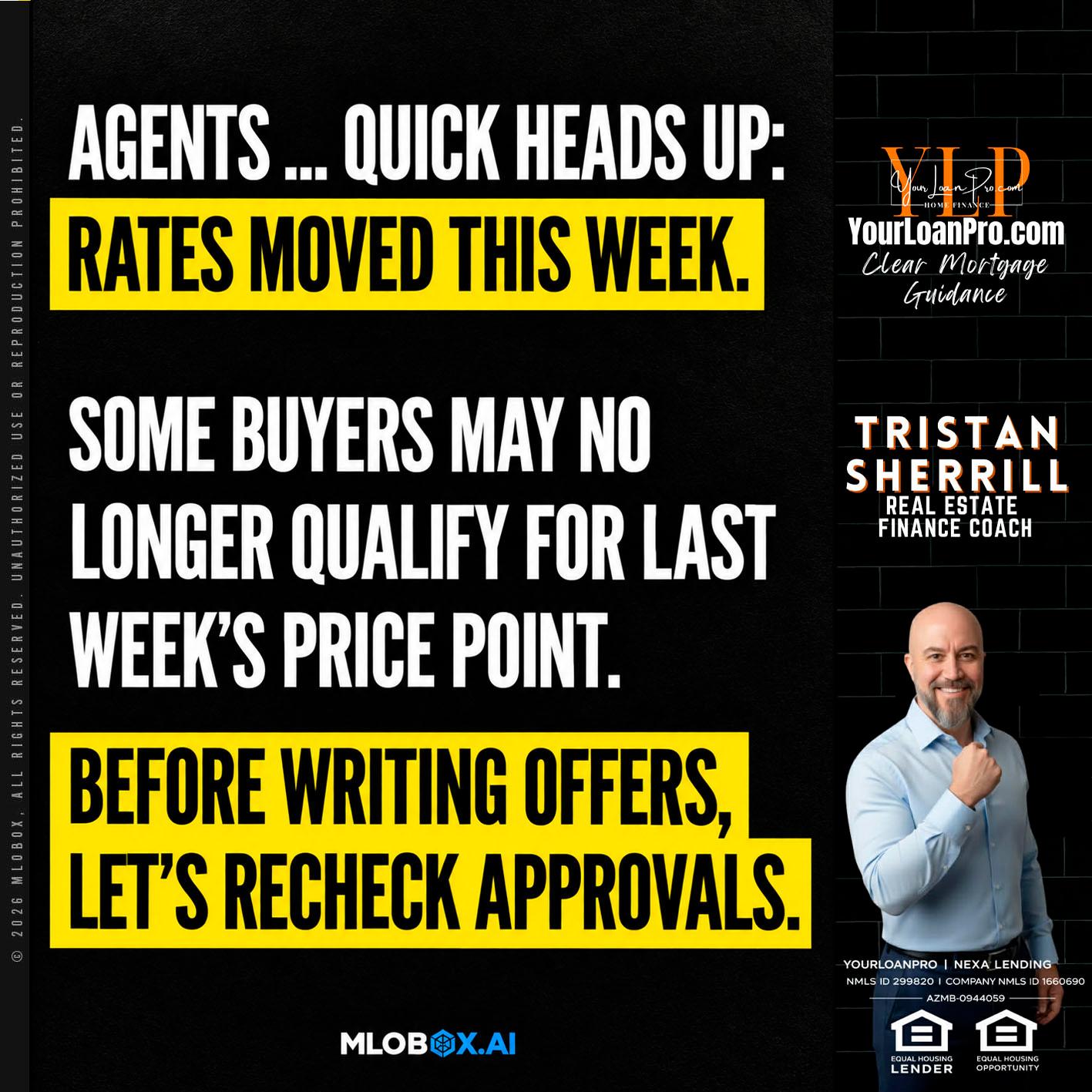 AGENTS QUICK - Tristan Sherrill -Branch Manager