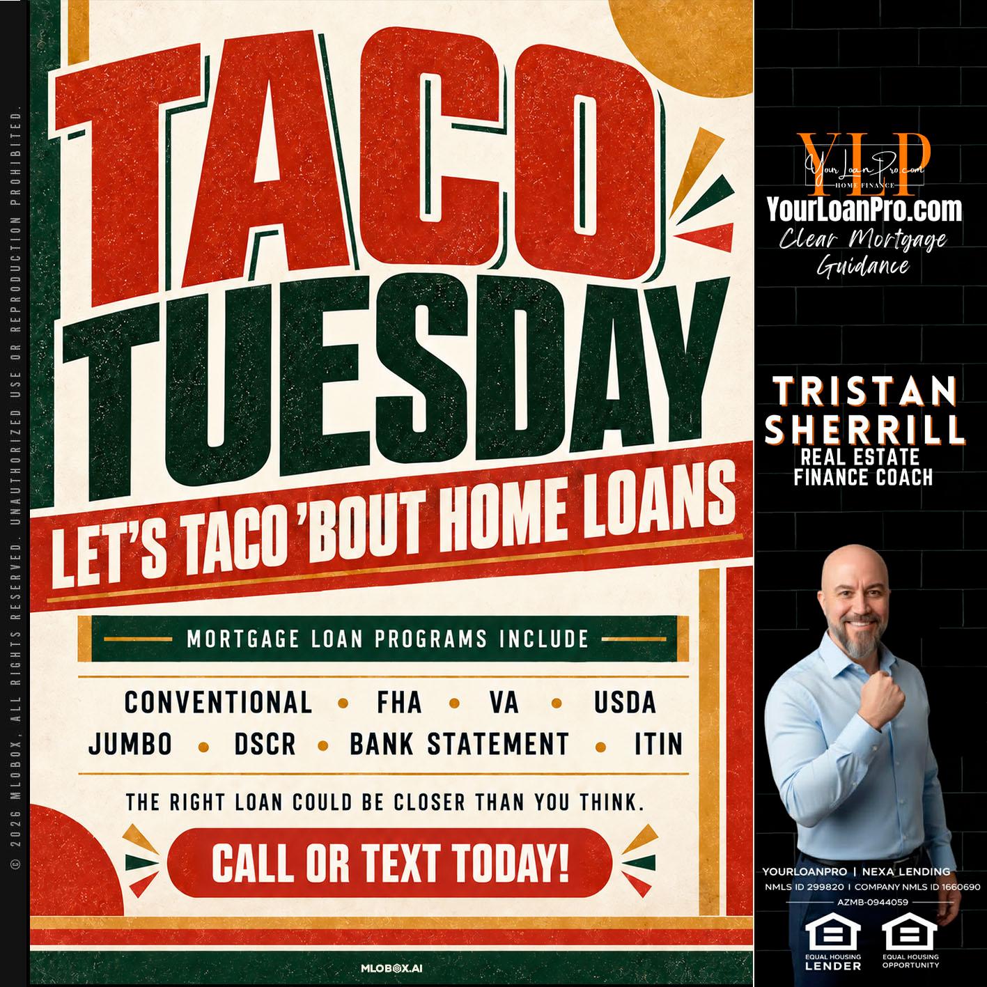 TACO TUESDAY - Tristan Sherrill -Branch Manager