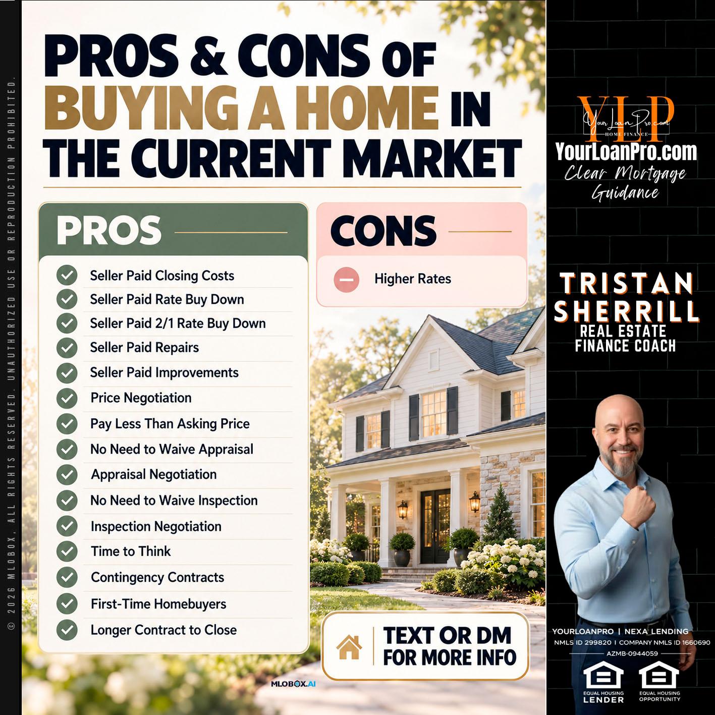 pros and cons - Tristan Sherrill -Branch Manager