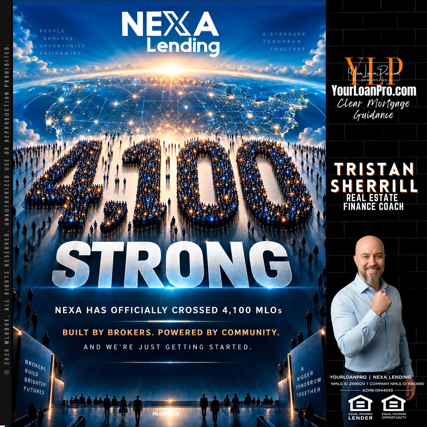 4,100 MLOs - Tristan Sherrill -Branch Manager