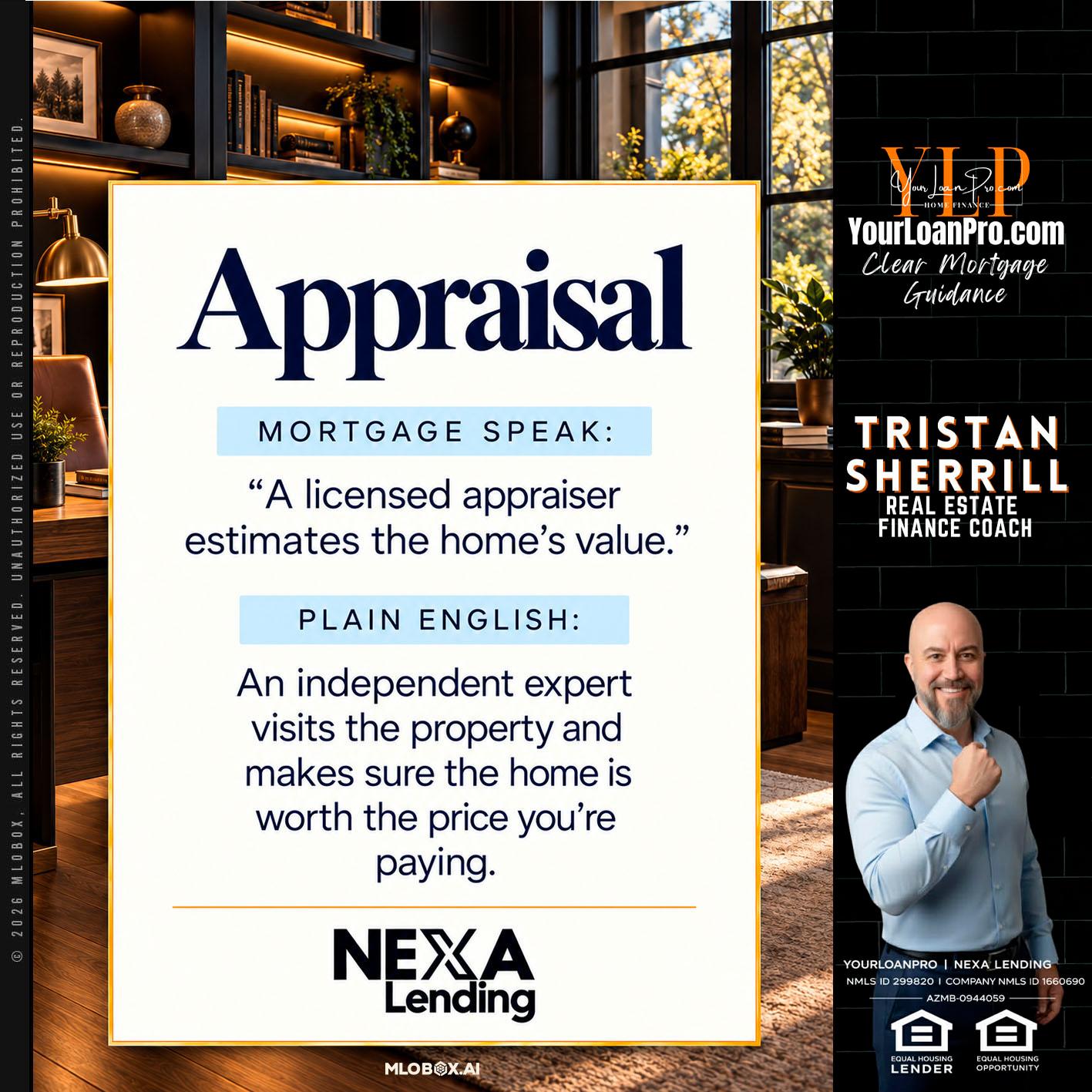 appraisal - Tristan Sherrill -Branch Manager
