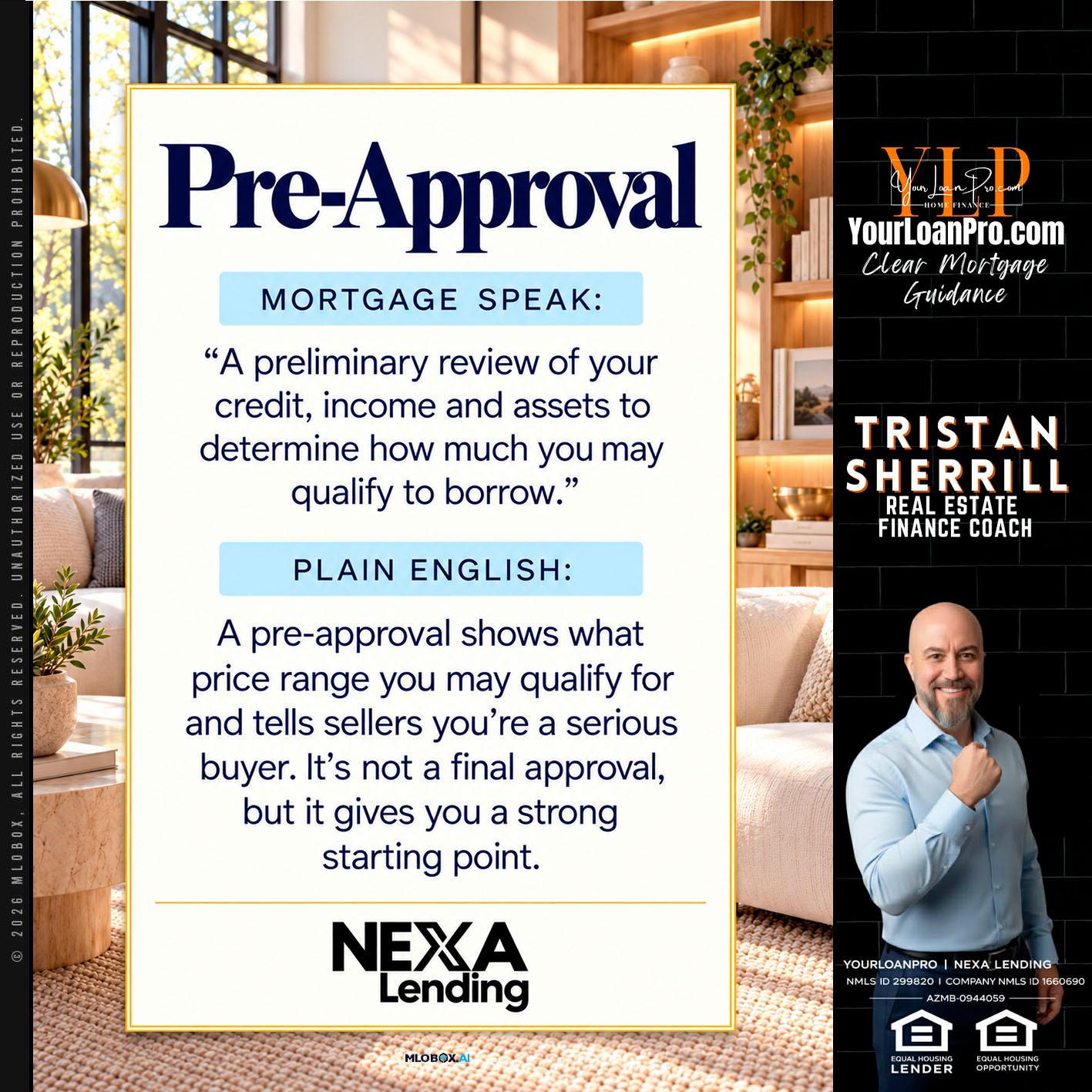 PREAPROVAL - Tristan Sherrill -Branch Manager