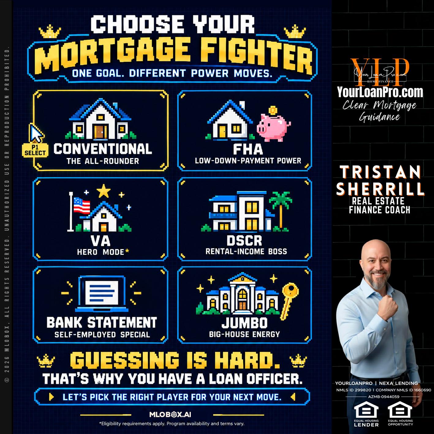 CHOOSE YOUR MORTGAGE - Tristan Sherrill -Branch Manager