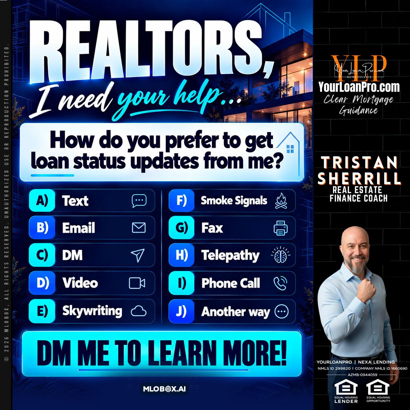 REALTORS - Tristan Sherrill -Branch Manager