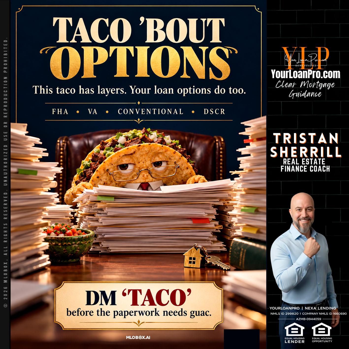 TACO BOUT - Tristan Sherrill -Branch Manager