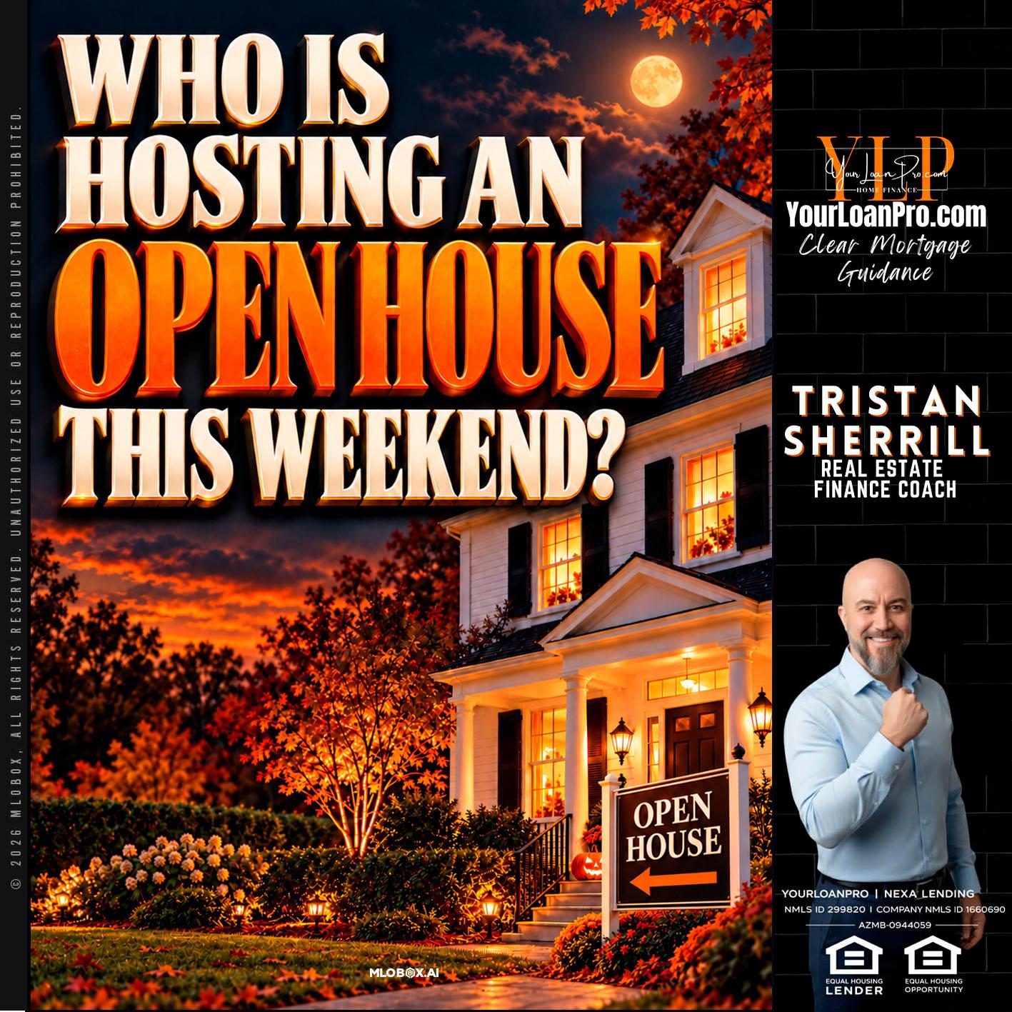 WHO IS HOSTING - Tristan Sherrill -Branch Manager